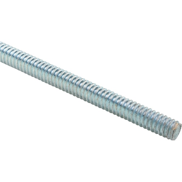 Threaded Steel Rod, 1/2"-13, 13 ft, Steel